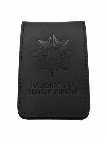 Обкладинка під посвідчення поліції(під жетон) 2123ч фото